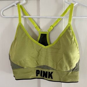 Victoria’s Secret PINK Padded Sports Bra - Lime Green